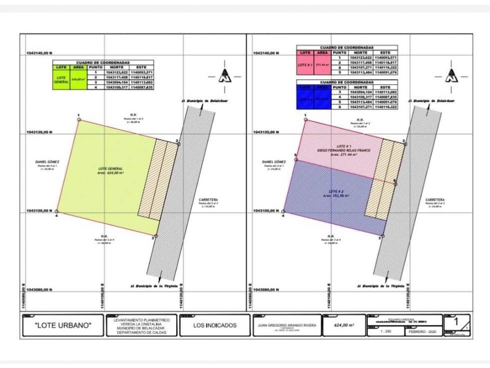 EN VENTA LOTE EN BELALCAZAR - CALDAS - 1
