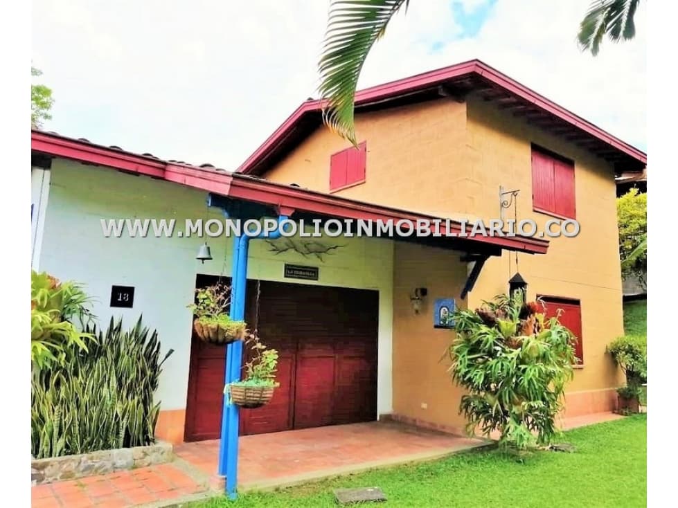 FINCA DE RECREO AMOBLADA EN ARRIENDO - SECTOR AMAGA COD: 21775 - 1