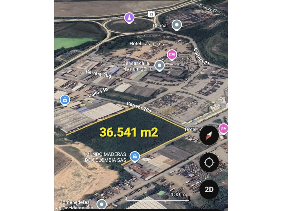 Lote NO INUNDABLE en CENCAR YUMBO tiene POT MIXTO - 1