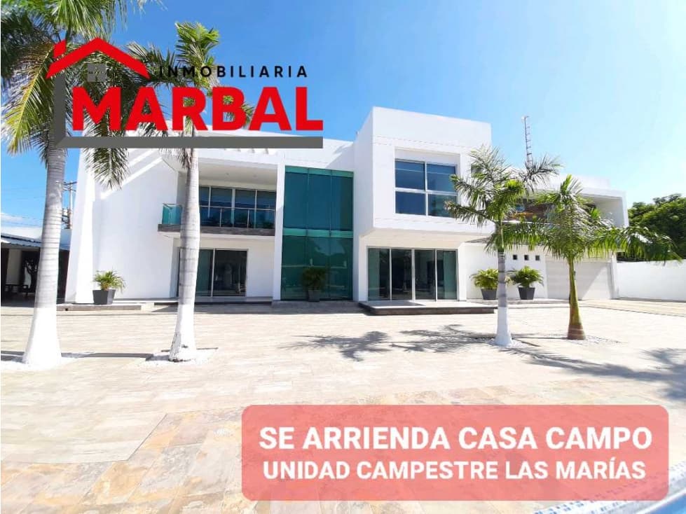 SE ARRIENDA CASA CAMPO UNIDAD CERRADA LAS MARIAS - 1