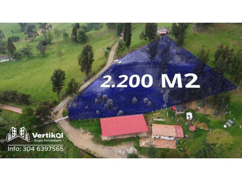 Se vende lote vereda el Durazno Cogüa C/marca - 1