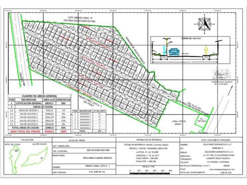 SE VENDE LOTES AGUSTIN CODAZZI - 1