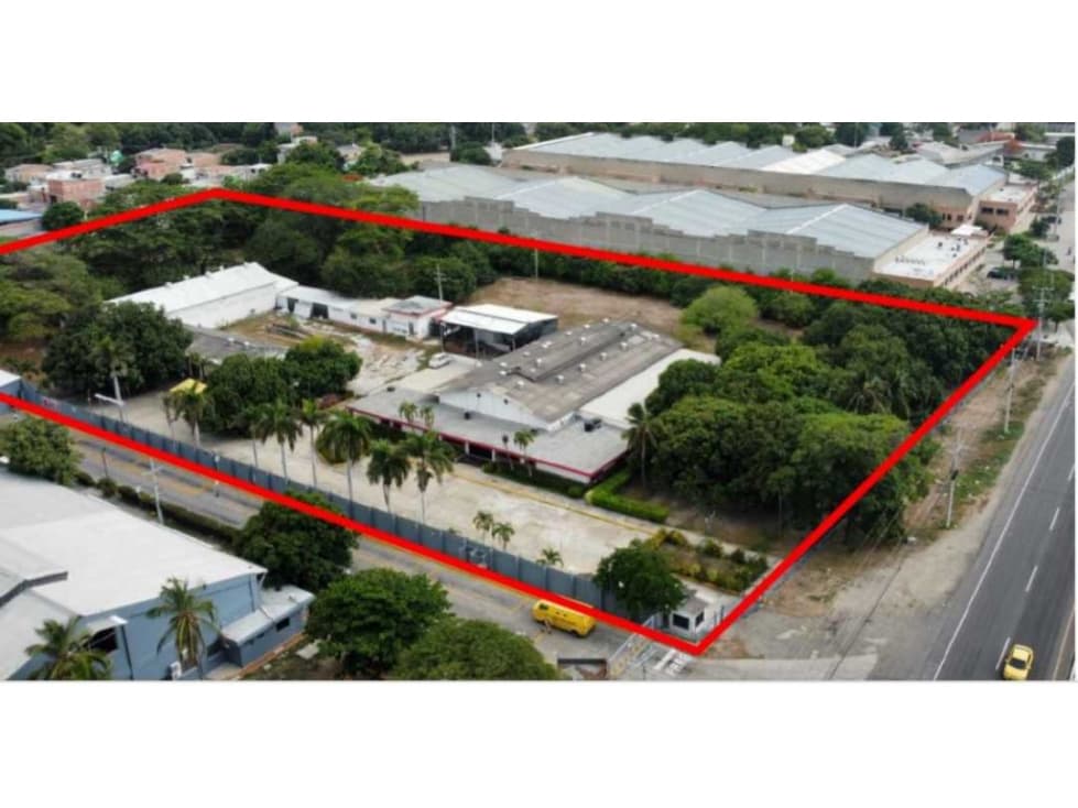 Se vende o se arrienda lote de 18261m2 con bodegas, troncal del caribe - 1
