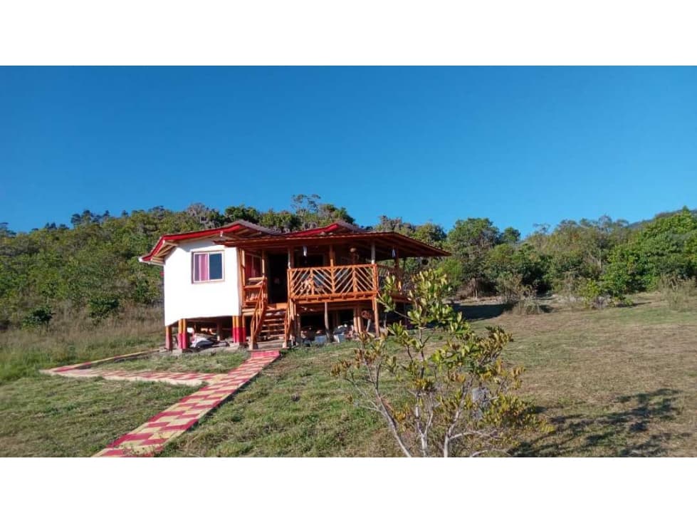 VENDO CABAÑA ECOLÓGICA - SANTA SOFIA - BOYACA - OPORTUNIDAD - 1