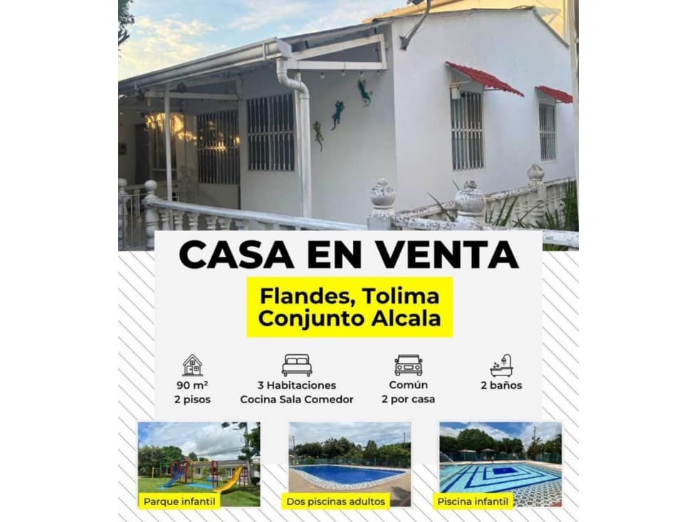 VENDO CASA EN FLANDES TOLIMA - 1