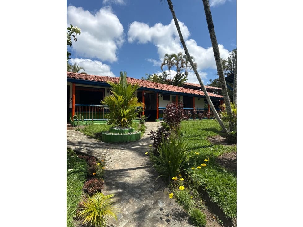 VENDO CHALET PLANO CON FRUTALES Y BIEN UBICADO EN QUIMBAYA - 1