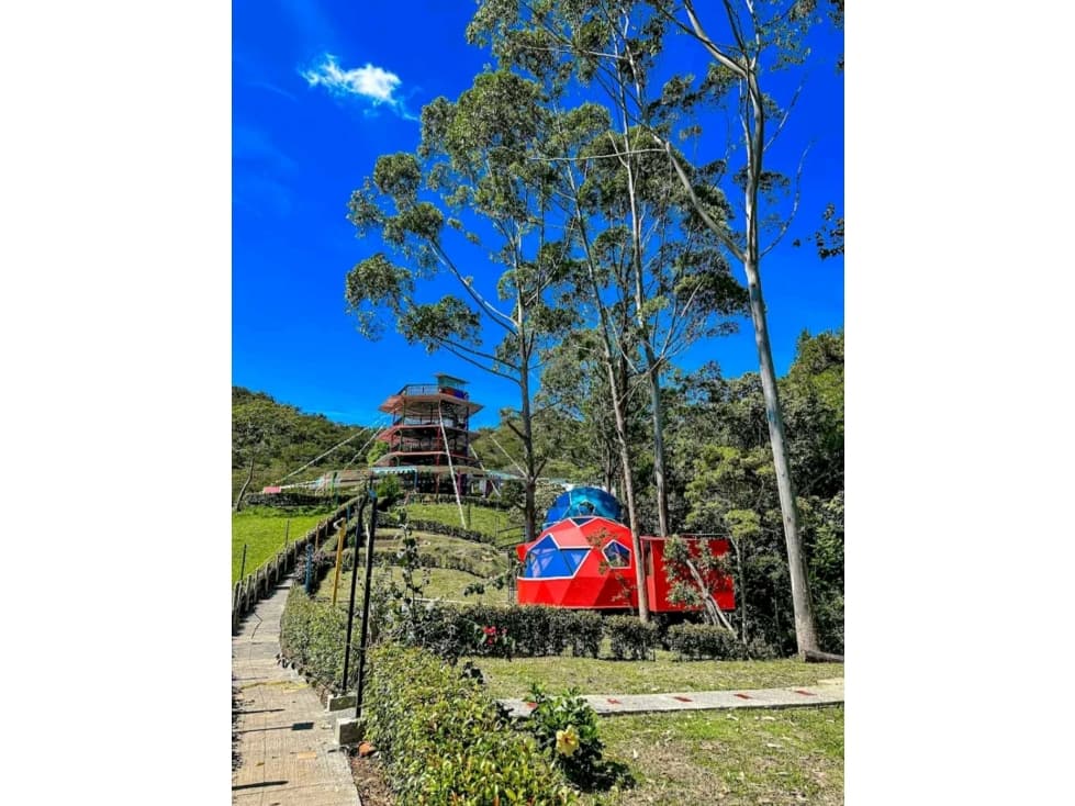 Vendo finca con 5 gampling, restaurante y mirador en Puente Nacional - 1