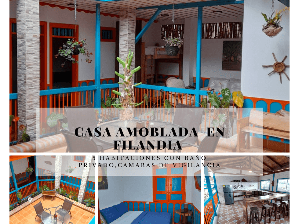 CASA TIPICA AMOBLADA EN FILANDIA QUINDIO - 1