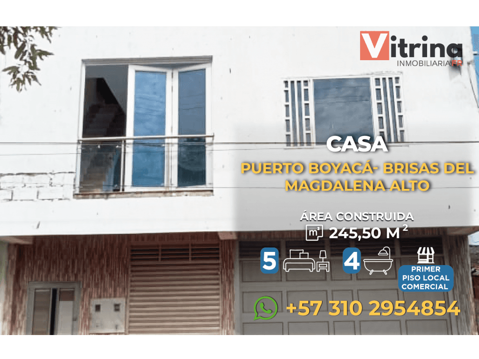 Vendo casa en Puerto Boyaca - 1