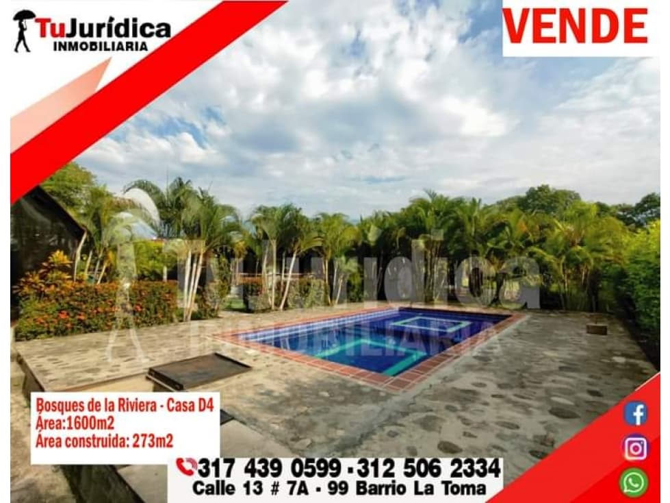 SE VENDE ESPECTACULAR CASA CAMPESTRE RIVERA (HUILA - COL) - 1