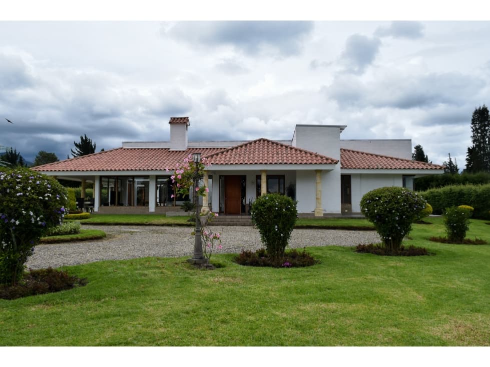 VENTA O ARRIENDO CASA CAMPESTRE EN TENJO 1 NIVEL, 4 HAB 5 PARQ YG/MD - 1