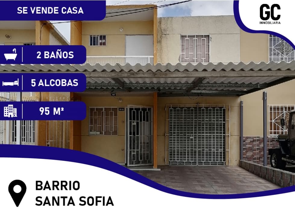 Se vende casa dúplex en la urbanización Santa Sofia de Sabanagrande. - 1