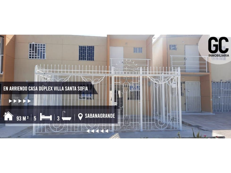 SE ARRIENDA Y SE VENDE CASA DUPLEX | SABANAGRANDE SANTA SOFÍA - 1