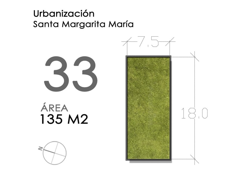 (LOTE #33) CASAS VIS EN URBANIZACIÓN SANTA MARGARITA MARÍA   - 1