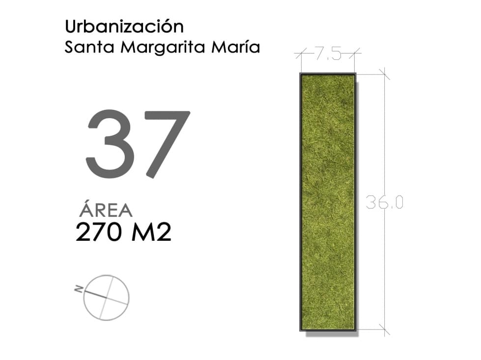 (LOTE #37) URBANIZACIÓN SANTA MARGARITA MARÍA - 1