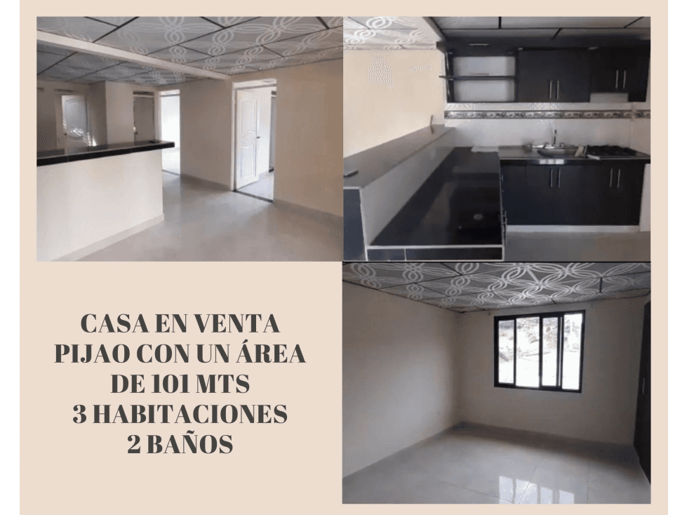 CASA REMODELADA EN VENTA EN PIJAO 1812 - 1