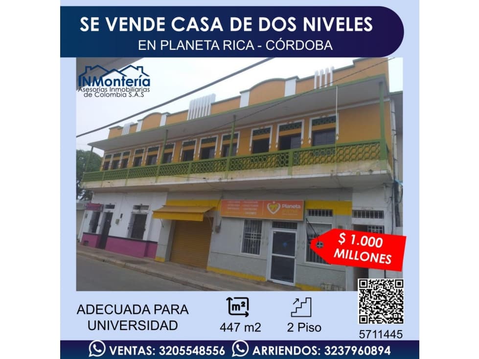 SE VENDE AMPLIA  CASA DE DOS NIVELES MAS LOTES - 1