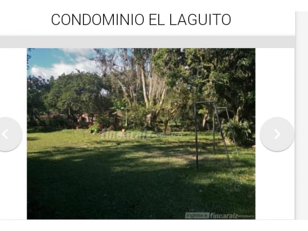 VENDO LOTE EN CONDOMINIO EL LAGUITO - MONIQUIRA - URGEME - 1