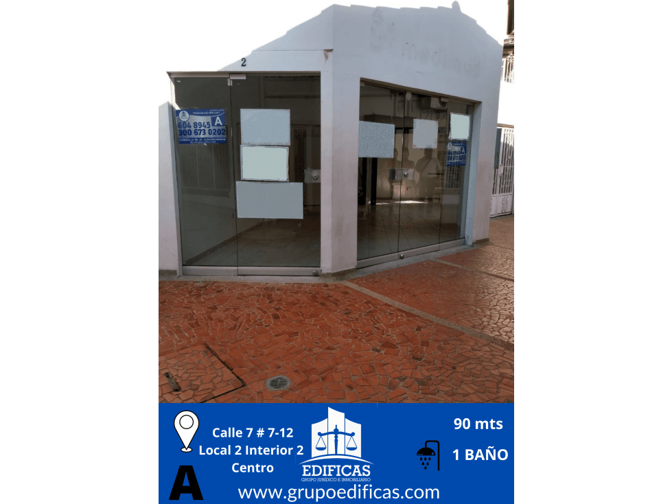 ARRIENDA LOCAL EN PIEDECUESTA - 1