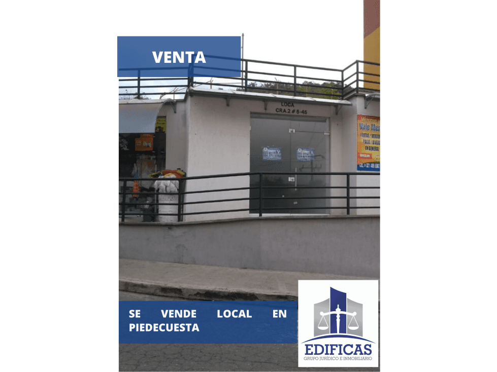 VENDO LOCAL COMERCIAL PIEDECUESTA - 1