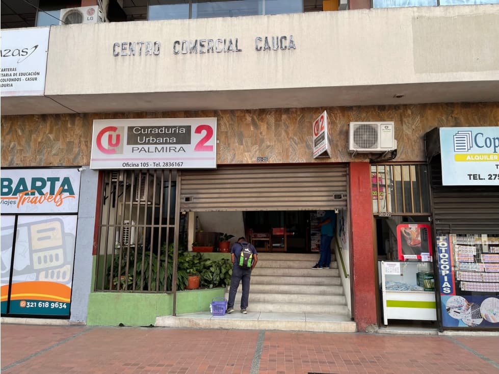 Oficina amoblada en arrendamiento Edificio Club Cauca en Palmira. - 1