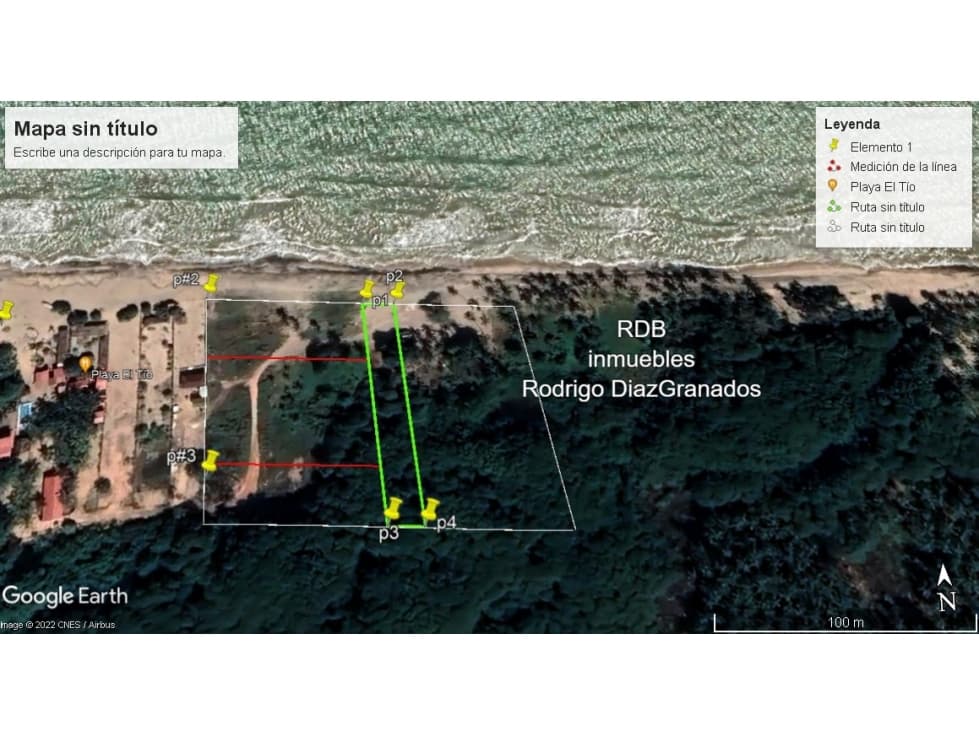 DIBULLA ,VENTA LOTE FRENTE AL MAR, MINGUEO, GUAJIRA, COLOMBIA - 1