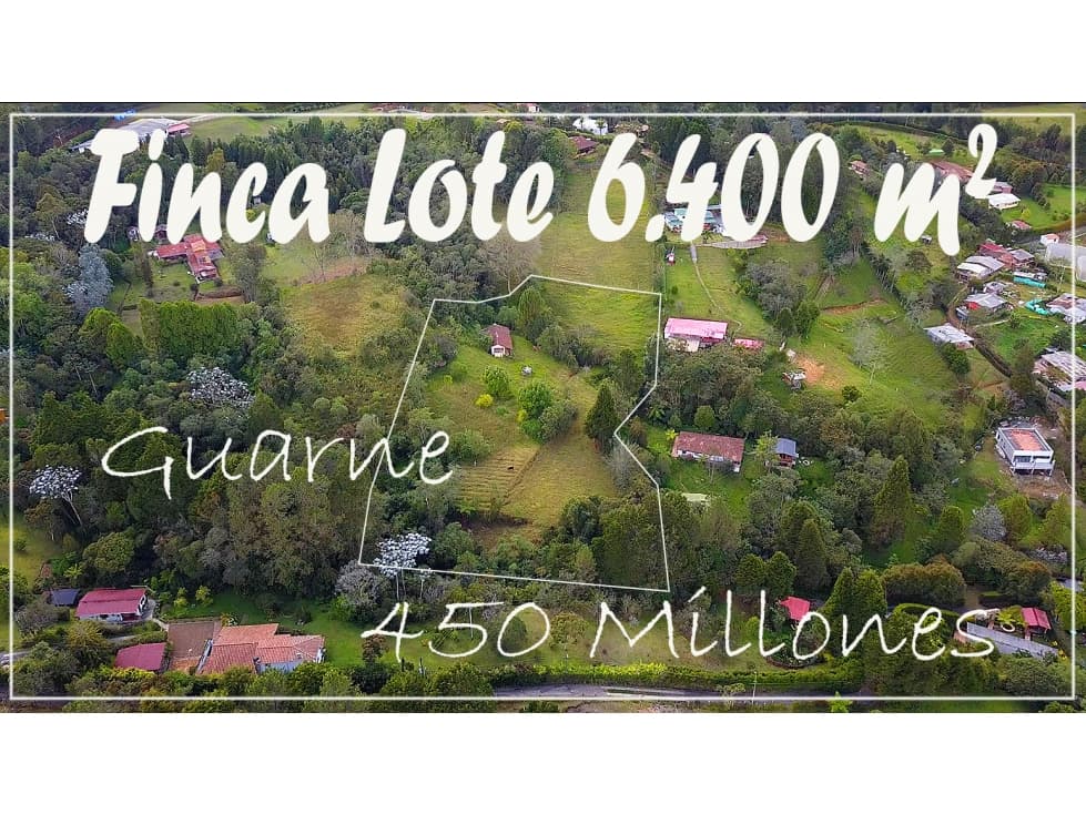 Finca Lote En Guarne Sector Alto De Medina 6.400 m² - 1