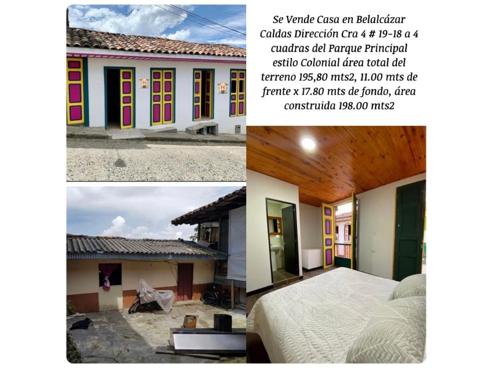 En venta casa en el centro de Belalcazar - 1