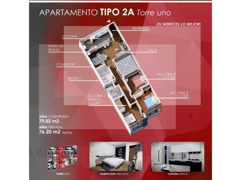 NUEVO PROYECTO DE 2 TORRES DE 52 APARTAMENTOS AMPLIOS Y MODERNOS - 1