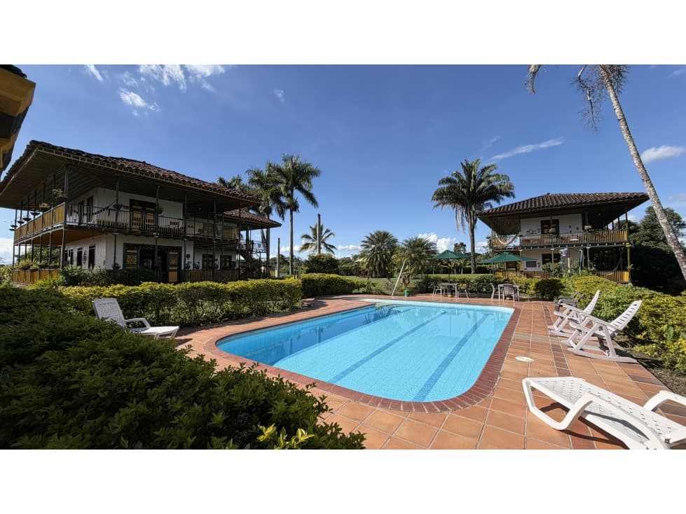 VENTA DE FINCA-HOTEL EN MONTENEGRO, QUINDÍO, COLOMBIA - 1