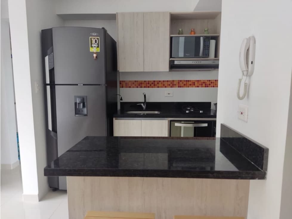 Apartaestudio en alquiler con servicios incluidos Av Centenario Axm - 1