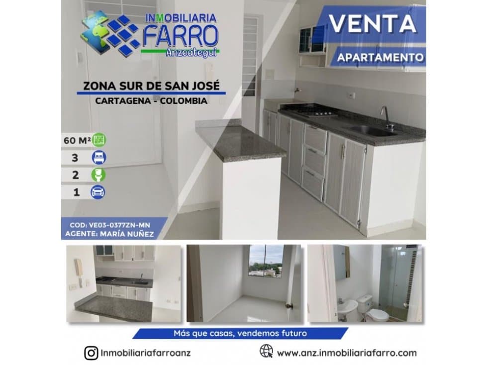 EN VENTA APARTAMENTO CARTAGENA VE03-0377ZS-MN - 1