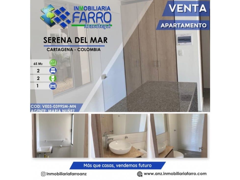 EN VENTA APARTAMENTO ZONA NORTE CARTAGENA VE03-0399SM-MN - 1