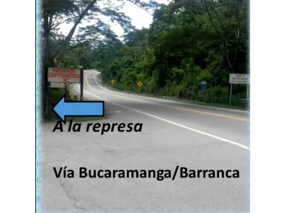 SE VENDE PREDIO CERCA AL EMBALSE DE TOPOCORO SANTANDER. - 1