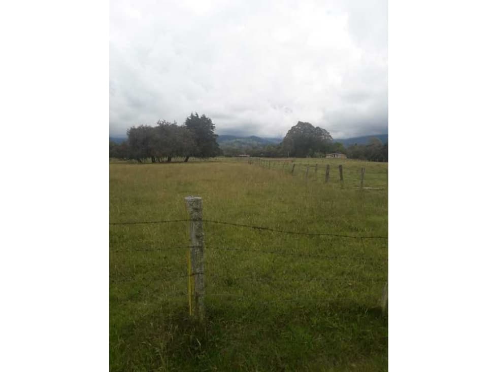 Venta lote plano esquinero en Pacho 5.765m2 vereda llano la Hacienda - 1